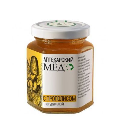 Мед аптекарский с Прополисом (Бад) Эльфарма 250 гр